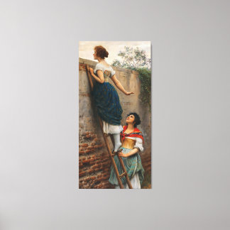 Eugene de Blaas: På väggen - 16K Fine Art Restorer Canvastryck