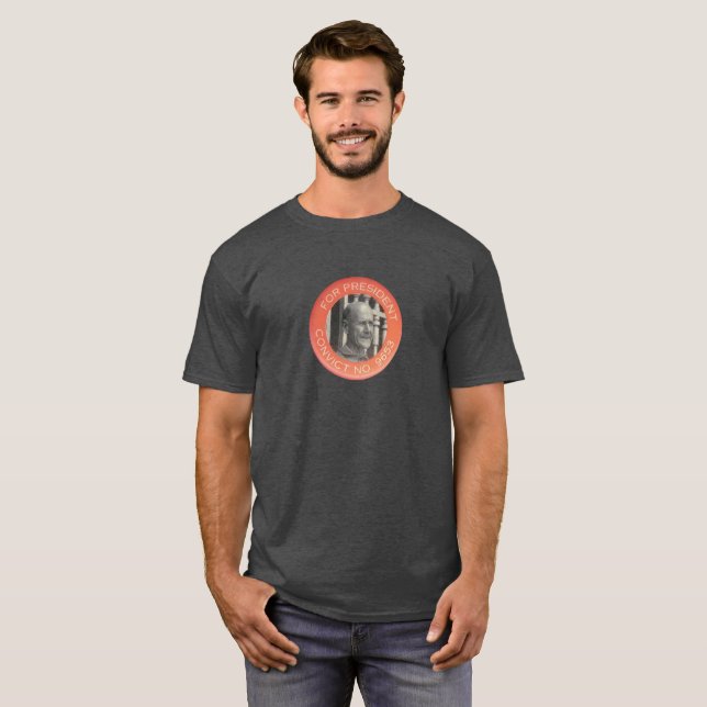 Eugene Debs (Convict 9653) for President T Shirt (Hel framsida)