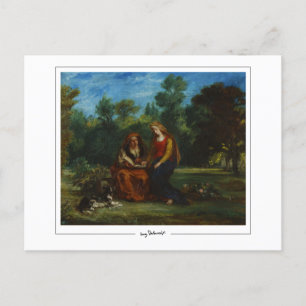 Eugène Delacroix #627 - Fin Art-vykort Vykort