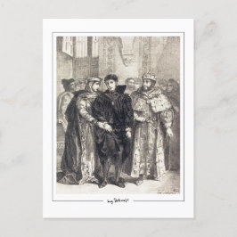 Eugène Delacroix #654 - vykort för konst