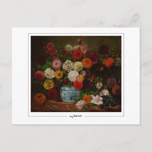 Eugène Delacroix #683 - Fine Art Postcard Vykort (Framsida)