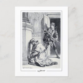 Eugène Delacroix #712 - vykort för konst