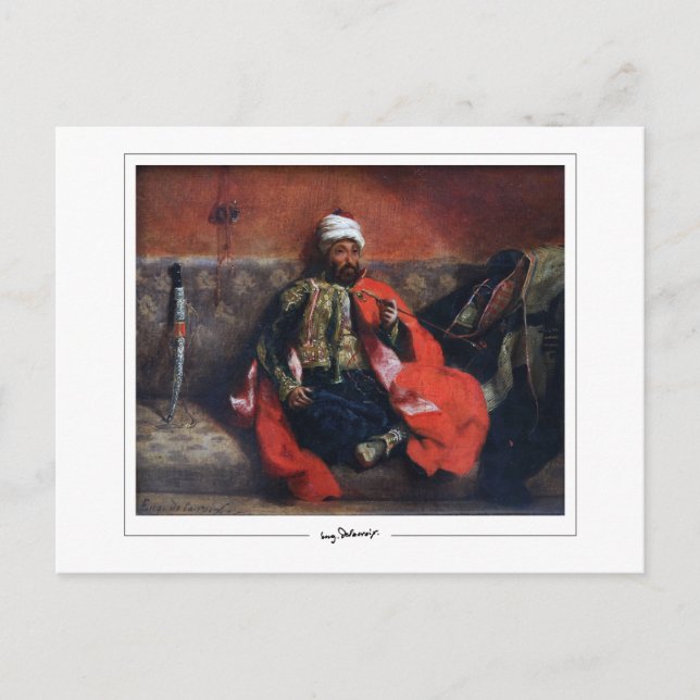 Eugène Delacroix #713 - Fin Art-vykort Vykort (Framsida)