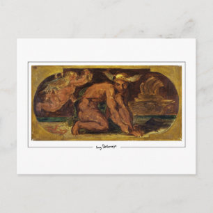 Eugène Delacroix #720 - Finkonstkort Vykort