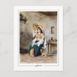 Eugène Delacroix #729 - Finkonst Postkort Vykort