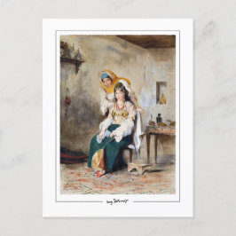 Eugène Delacroix #729 - Finkonstkort Vykort