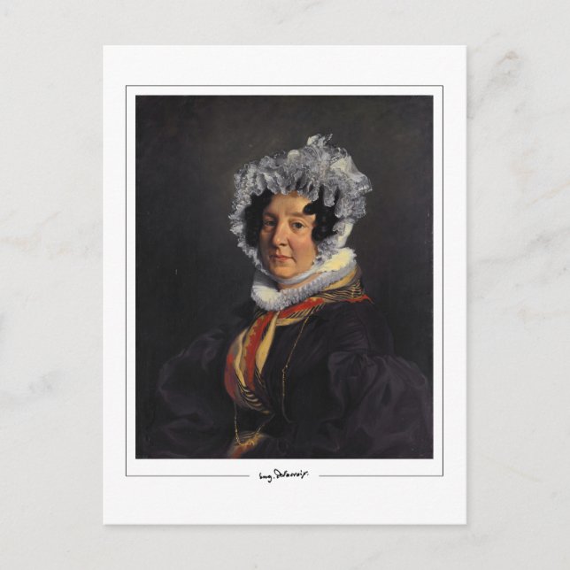 Eugène Delacroix #738 - vykort för konst (Framsida)