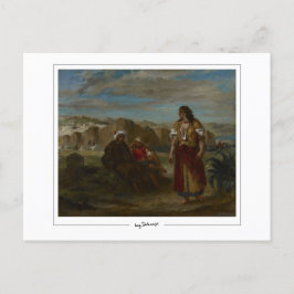 Eugène Delacroix #756 - vykort för konst