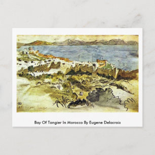 Eugene Delacroix-bukten i Marocko Vykort