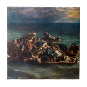 Eugene Delacroix - Don Juan förlisning Kakelplatta