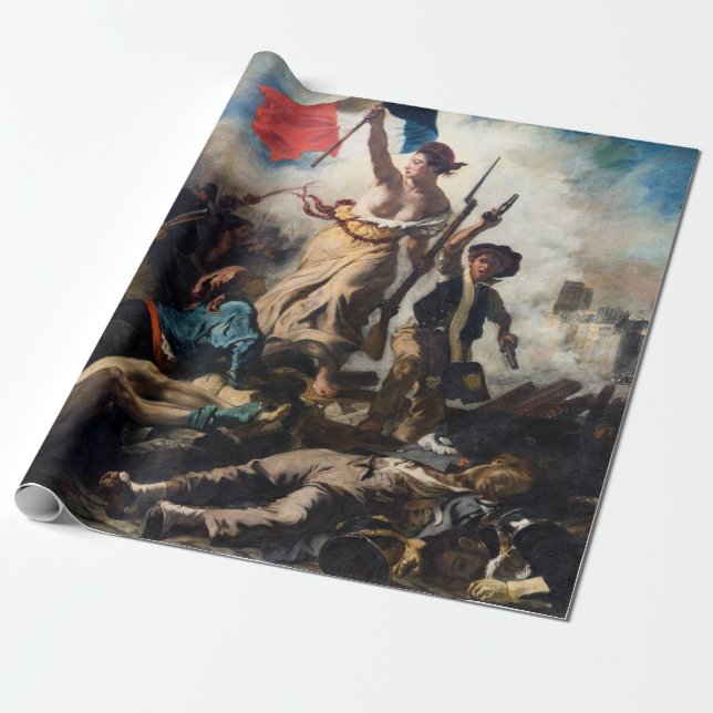 Eugene Delacroix - Friheten leder folket Presentpapper (Utrullad)