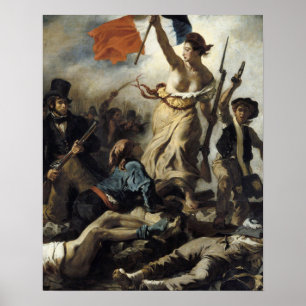 Eugene Delacroix - Liberty, Leading People Poster