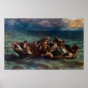 Eugene Delacroix - Skeppsbrottet Don Juan Poster