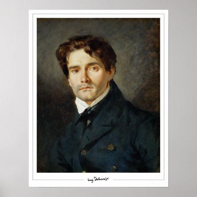 Eugène Delacroix Zedign Art Poster #200 (Framsidan)