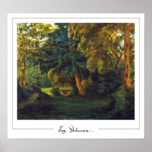 Eugène Delacroix Zedign Art Poster nr 123
