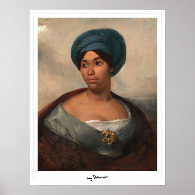 Eugène Delacroix Zedign Art Poster nr 171 (Framsidan)