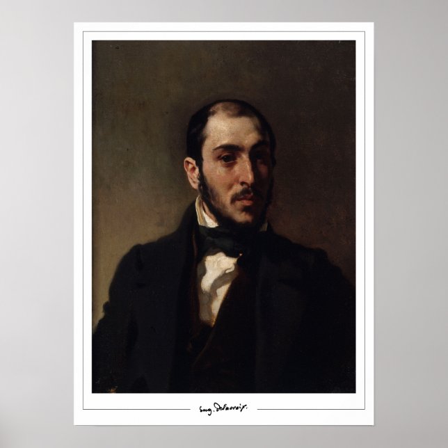 Eugène Delacroix Zedign Art Poster nr 254 (Framsidan)