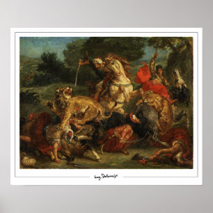 Eugène Delacroix Zedign Art Poster nr 28