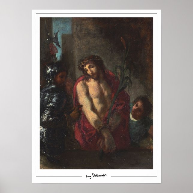 Eugène Delacroix Zedign Art Poster nr 527 (Framsidan)