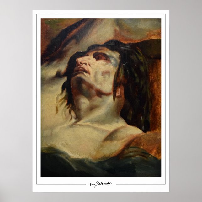 Eugène Delacroix Zedign Art Poster nr 537 (Framsidan)