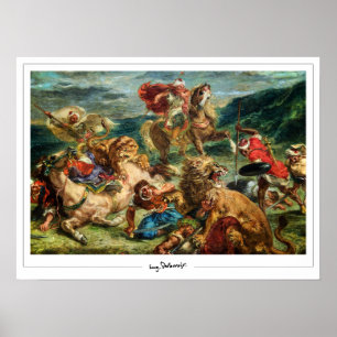 Eugène Delacroix Zedign Art Poster nr 622