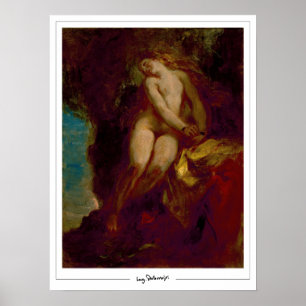 Eugène Delacroix Zedign konstaffisch #483 Poster