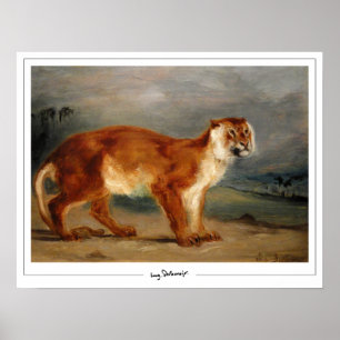Eugène Delacroix Zedign konstaffisch #491 Poster