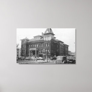 Eugene den Oregon platsen med stadshuset Canvastryck