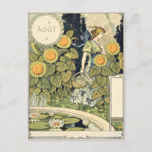Eugène Grasset août Vykort