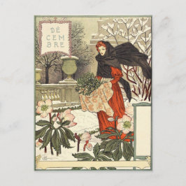 Eugène Grasset december Vykort
