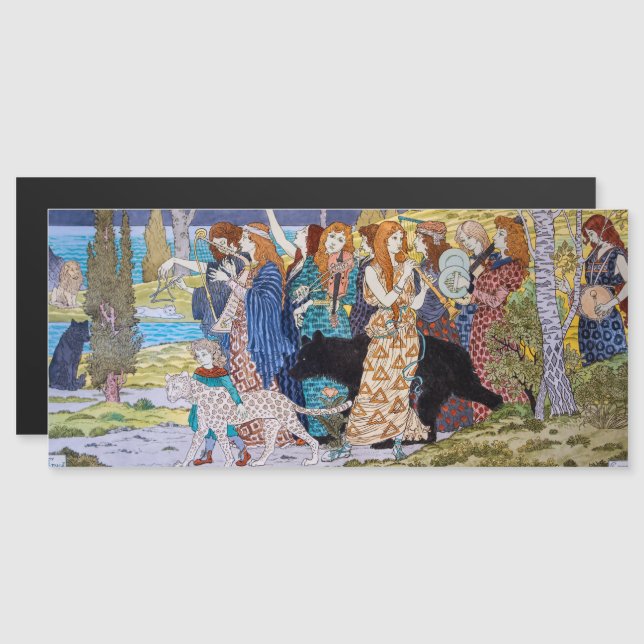 Eugene Grasset - Harmoni Dekorativ Panel (Fram/baksida)