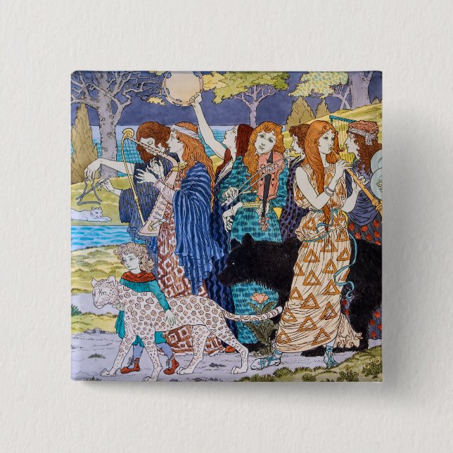 Eugene Grasset - Harmoni Dekorativ Panel Knapp (Framsida)