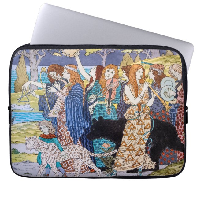 Eugene Grasset - Harmoni Dekorativ Panel Laptop Fodral (Framsidan)