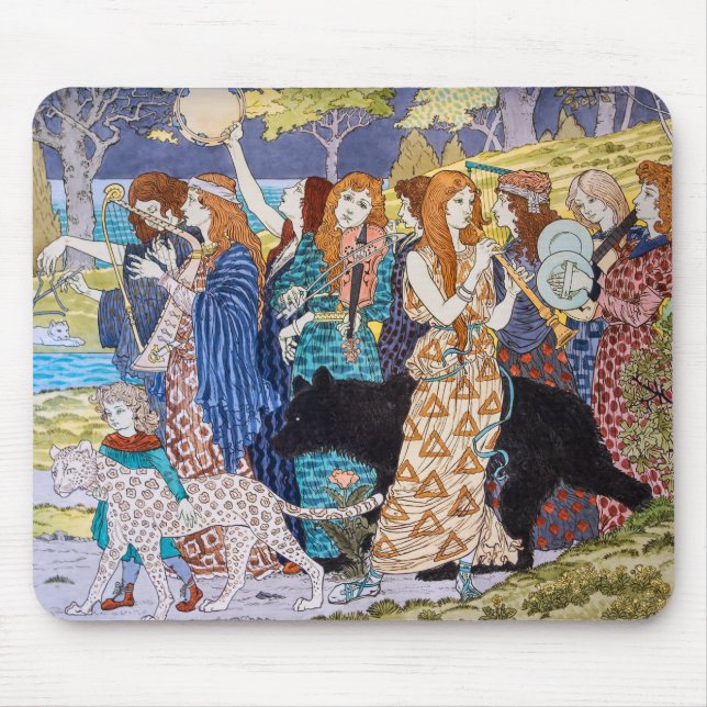 Eugene Grasset - Harmoni Dekorativ Panel Musmatta (Framsidan)