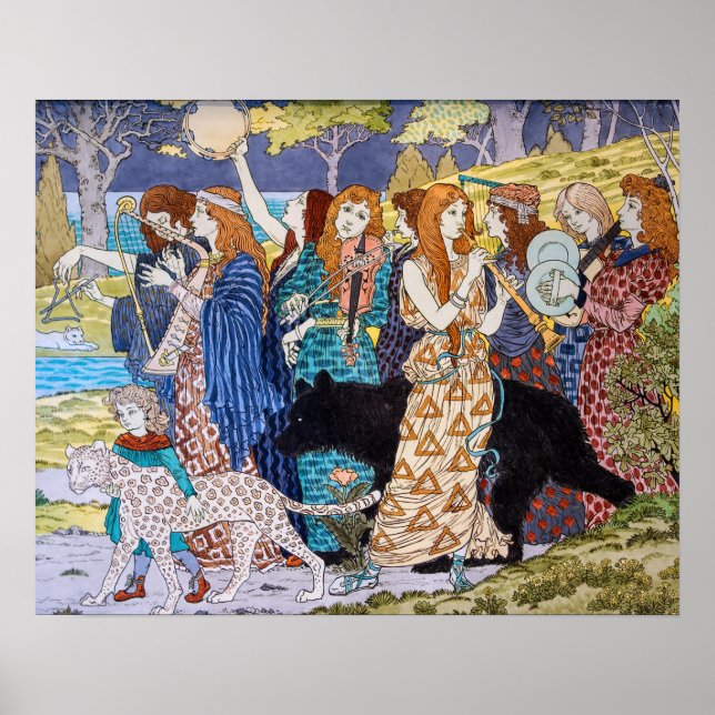 Eugene Grasset - Harmoni Dekorativ Panel Poster (Framsidan)