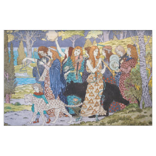 Eugene Grasset - Harmoni Dekorativ Panel Tyg