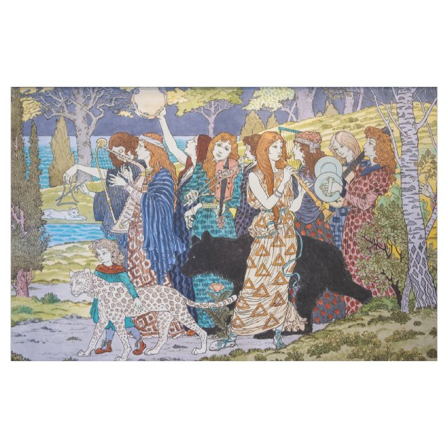 Eugene Grasset - Harmoni Dekorativ Panel Tyg (Yard)