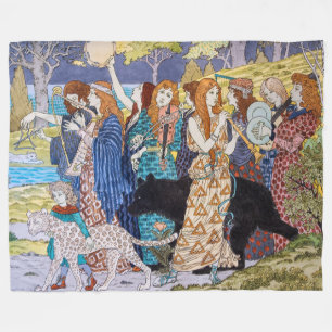 Eugene Grasset - Harmony Decorative Panel Fleecefilt