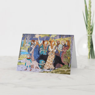 Eugene Grasset - Harmony Decorative Panel Kort