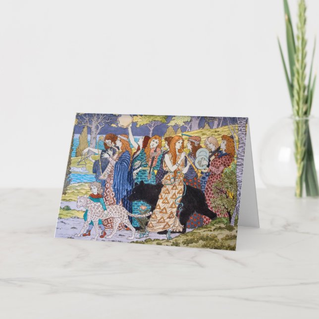 Eugene Grasset - Harmony Decorative Panel Kort (Framsida)