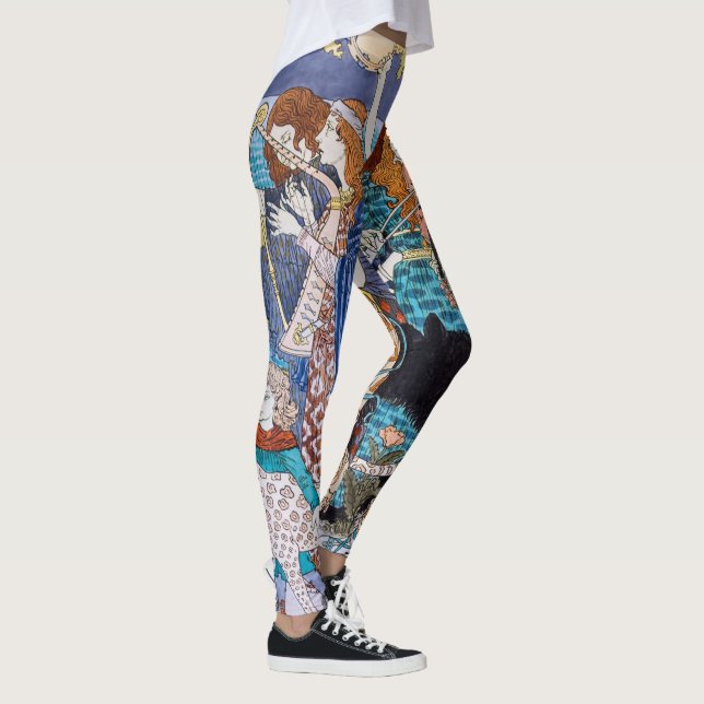 Eugene Grasset - Harmony Decorative Panel Leggings (Höger)