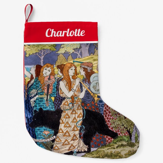 Eugene Grasset - Harmony Decorative Panel Liten Julstrumpa (Framsidan)