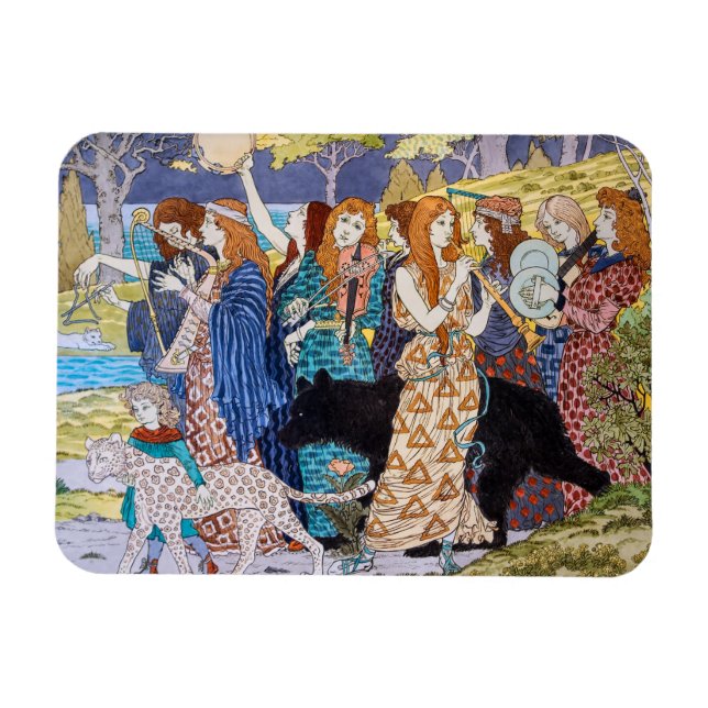 Eugene Grasset - Harmony Decorative Panel Magnet (Horisontell)