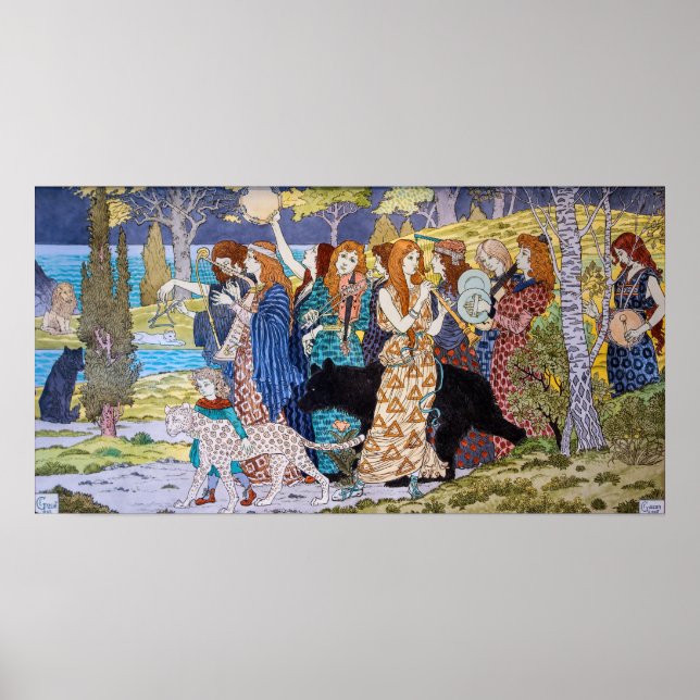 Eugene Grasset - Harmony Decorative Panel Poster (Framsidan)