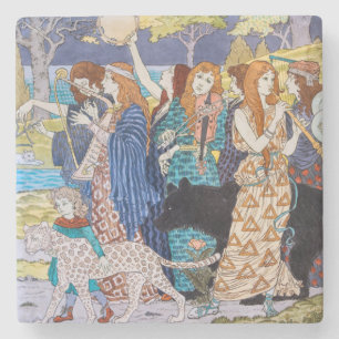 Eugene Grasset - Harmony Decorative Panel Stenunderlägg