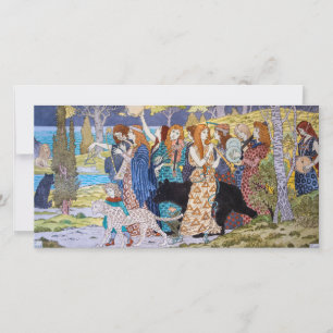 Eugene Grasset - Harmony Decorative Panel Tack Kort