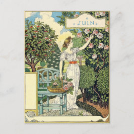 Eugène Grasset juin Vykort