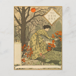 Eugène Grasset novembre Vykort
