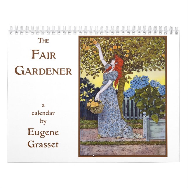 Eugene Grasset's Fair Gardener Kalender (Omslag)