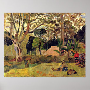 Eugene H Paul Gauguin - det stora träd Poster